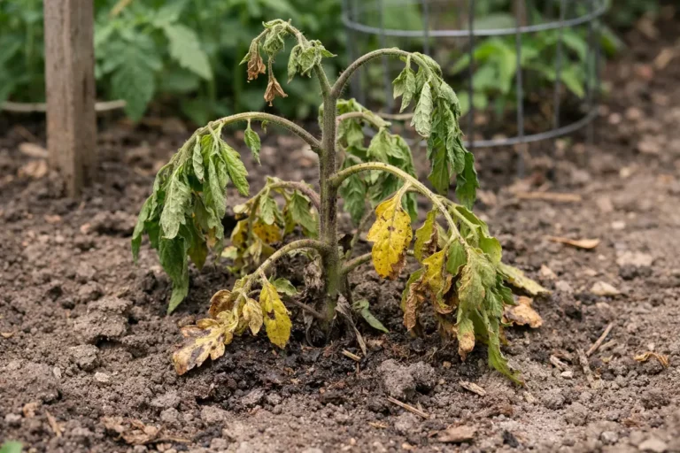 how to treat stunted growth in wilting visibly in real garden soil
