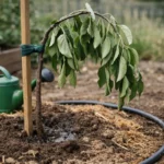 What to do if apple tree shows drooping leaves after transplant in conta (What to do if apple tree shows drooping leaves afte
