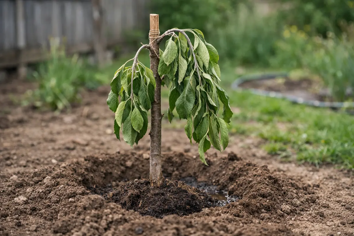 Step 1 – Stop Apple Tree Shows Drooping Leaves After Transplant Immediat What to do if apple tree shows drooping leaves after