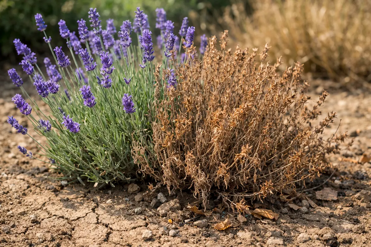 Step 1 – Stop Your Lavender Plants Turn Brown During Drought Immediately What to do when your lavender plants turn brown duri