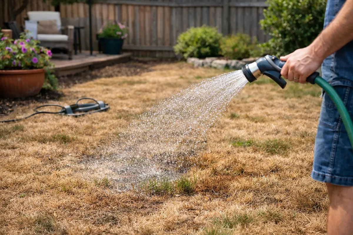 What to do when lawn turns brown after a week of heat in summer (What to do when lawn turns brown after a week of heat) Featu