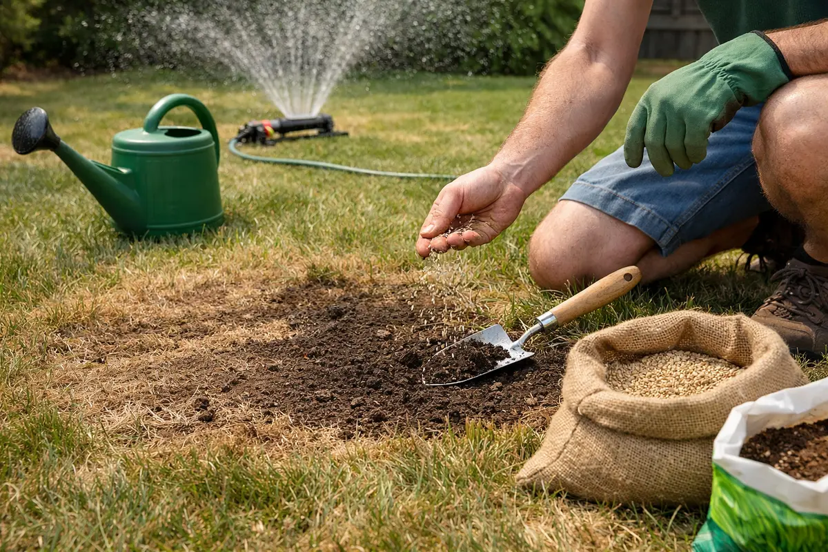 What to do after noticing lawn brown spots in dry summer recovery steps (What to do after noticing lawn brown spots in dry su