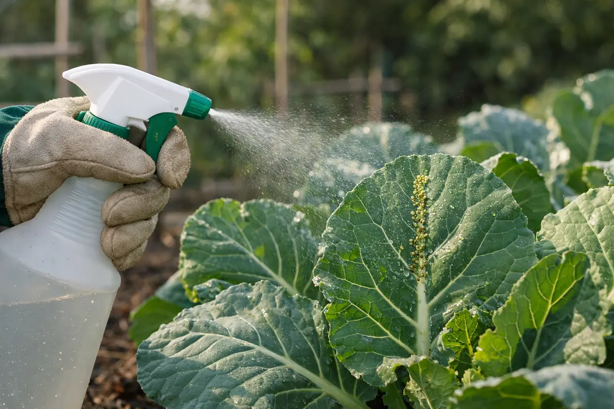 How to prevent aphids on collard greens during spring growth on young le (How to prevent aphids on collard greens during spri