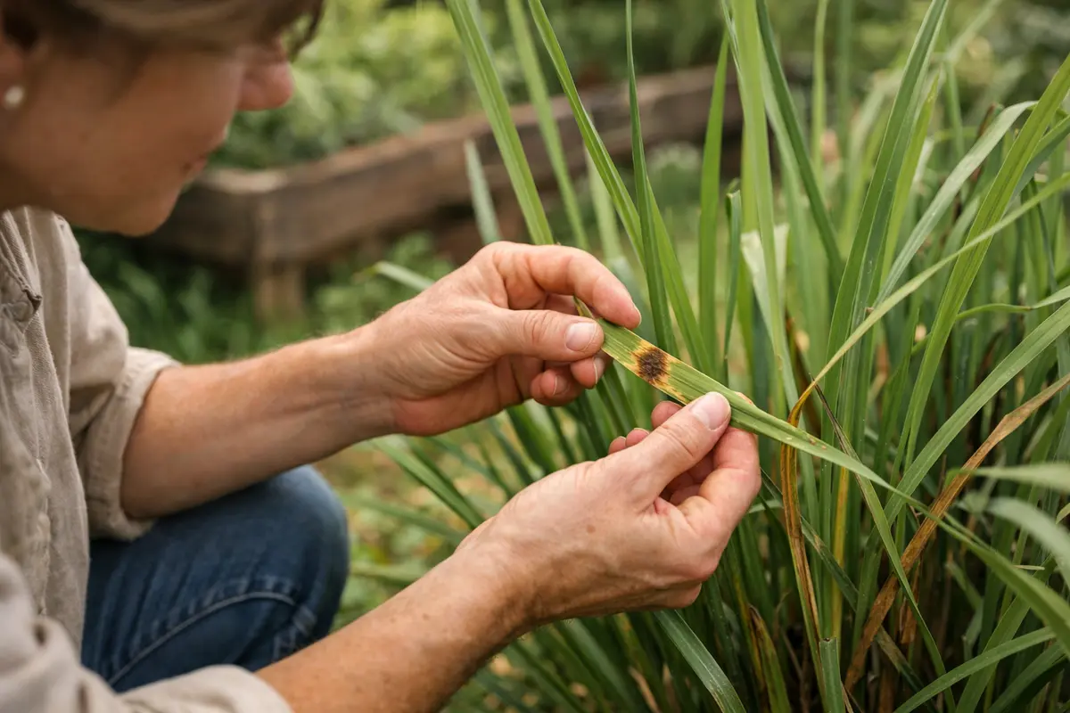 How to prevent brown patches in lemongrass after heavy rains when roots (How to prevent brown patches in lemongrass after hea