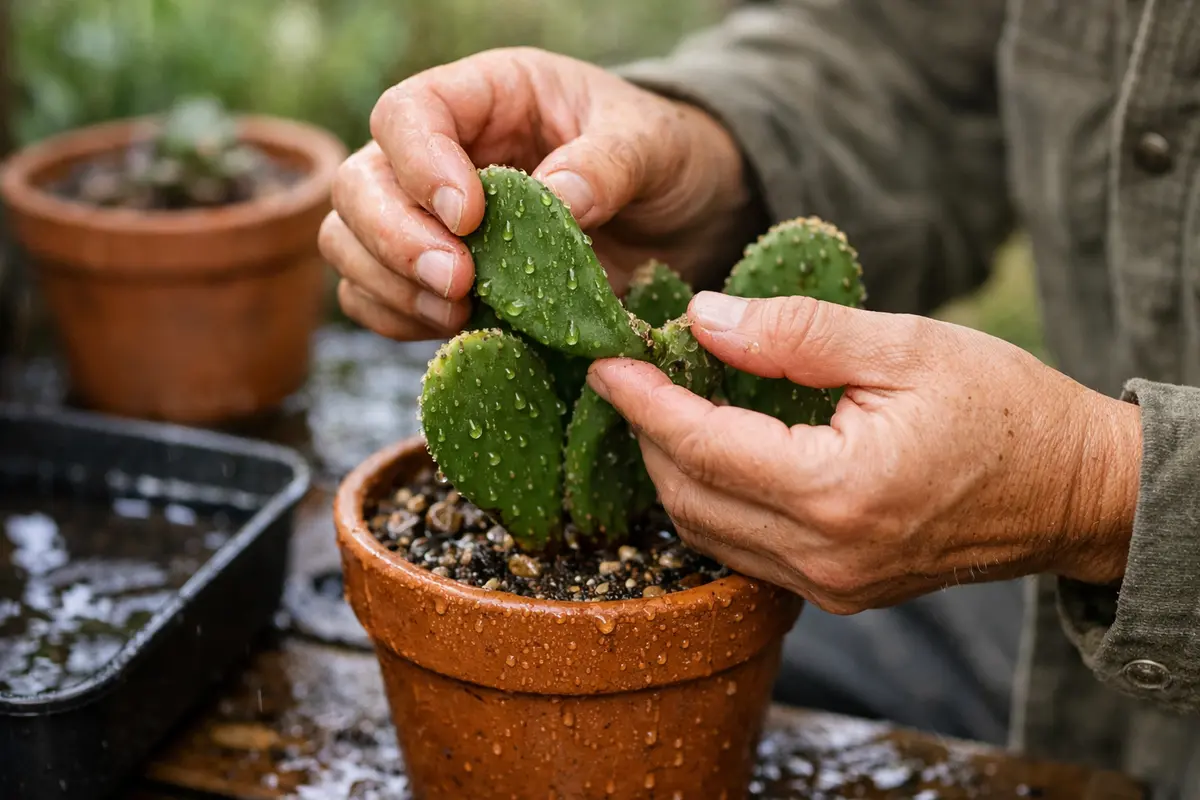 How to prevent root rot in potted cacti after heavy rain when drainage b (How to prevent root rot in potted cacti after heavy