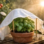 How to protect basil from wilting during afternoon heatwave in container (How to protect basil from wilting during afternoon