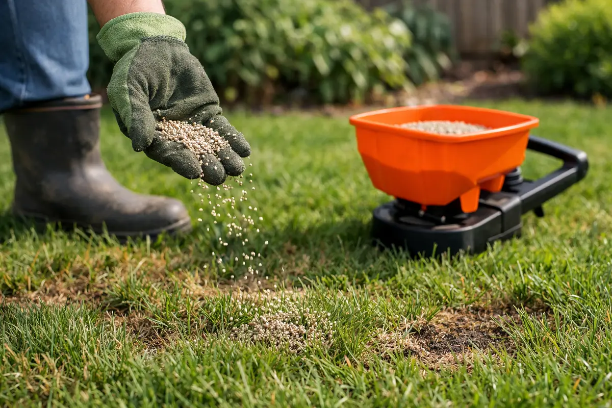 Step 3 – Restore Plant Health How to remove fungus from lawn after weeks of rain Section illustration.