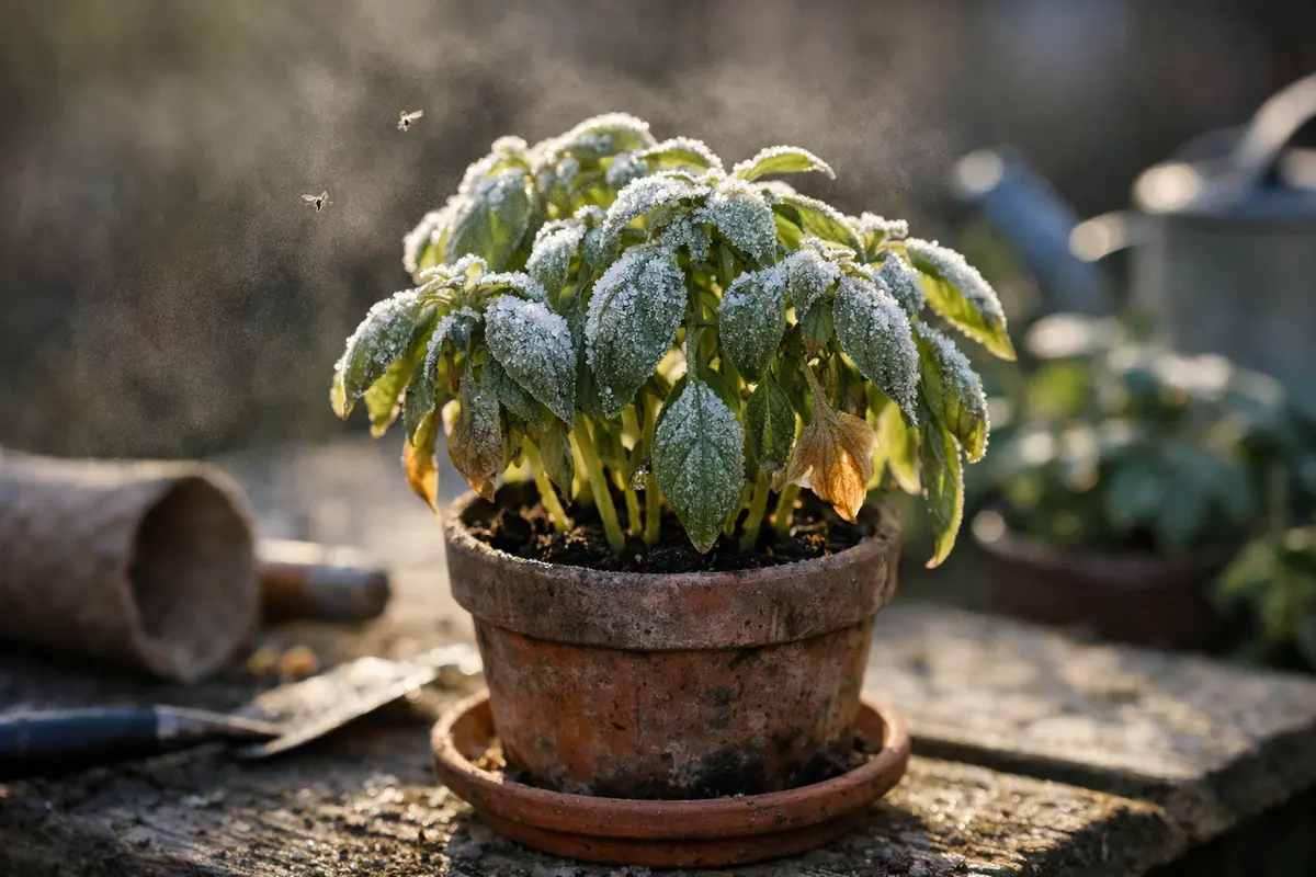 How to stop fungus gnat infestations in indoor herbs when drainage becom (How to stop fungus gnat infestations in indoor herb