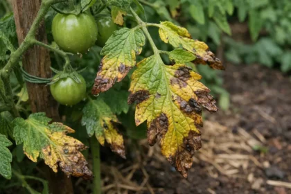What to do when tomato plants have yellow leaves after heavy rain in den (What to do when tomato plants have yellow leaves af