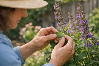 How to treat aphids on salvia after spring blooming when foliage wilts (How to treat aphids on salvia after spring blooming)