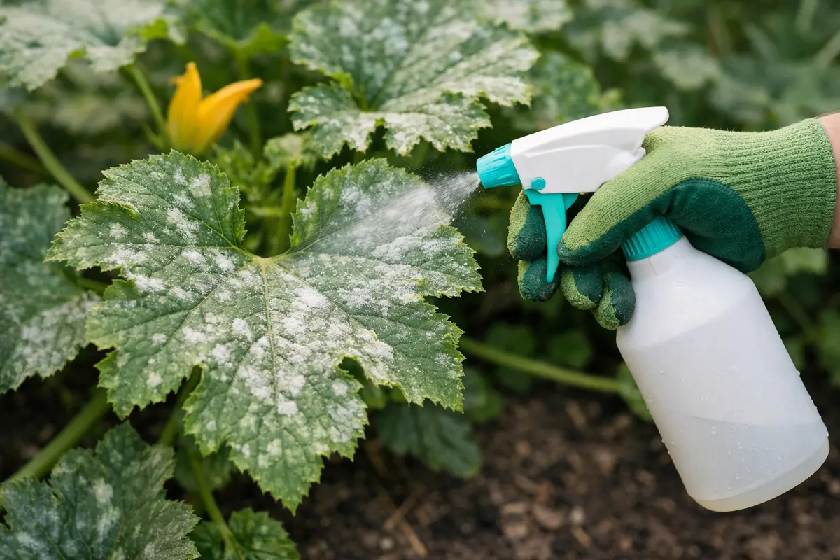 Step 1 – Stop Powdery Mildew on Zucchini Leaves in Humid Weather Immedia How to treat powdery mildew on zucchini leaves in hu