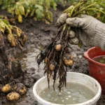 How to treat root rot in potato plants after heavy rain in containers (How to treat root rot in potato plants after heavy rai