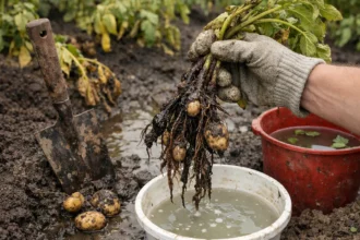 How to treat root rot in potato plants after heavy rain in containers (How to treat root rot in potato plants after heavy rai