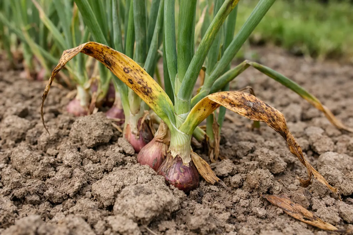 How to treat yellowing leaves on shallots in clay soil on young plants (How to treat yellowing leaves on shallots in clay soi