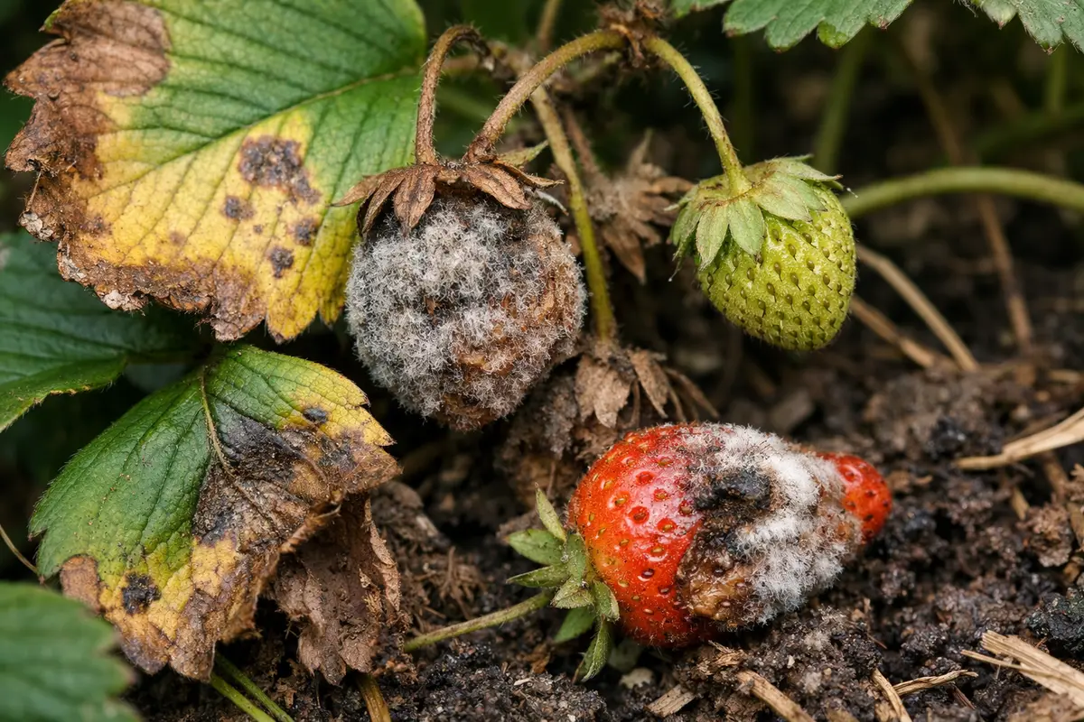 What to do when strawberry plants develop mold after rain (What to do when strawberry plants develop mold) Featured image for