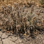 what to do if lavender showing stress from sun and dry soil