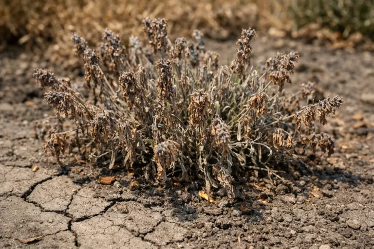 what to do if lavender showing stress from sun and dry soil