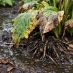 what to do if lawn with visible browning or spots on leaves