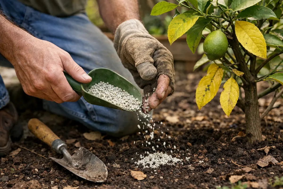 what to do if lemon trees feed citrus fertilizer for leaf recovery