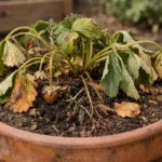 what to do if my strawberry wilting visibly in real garden soil