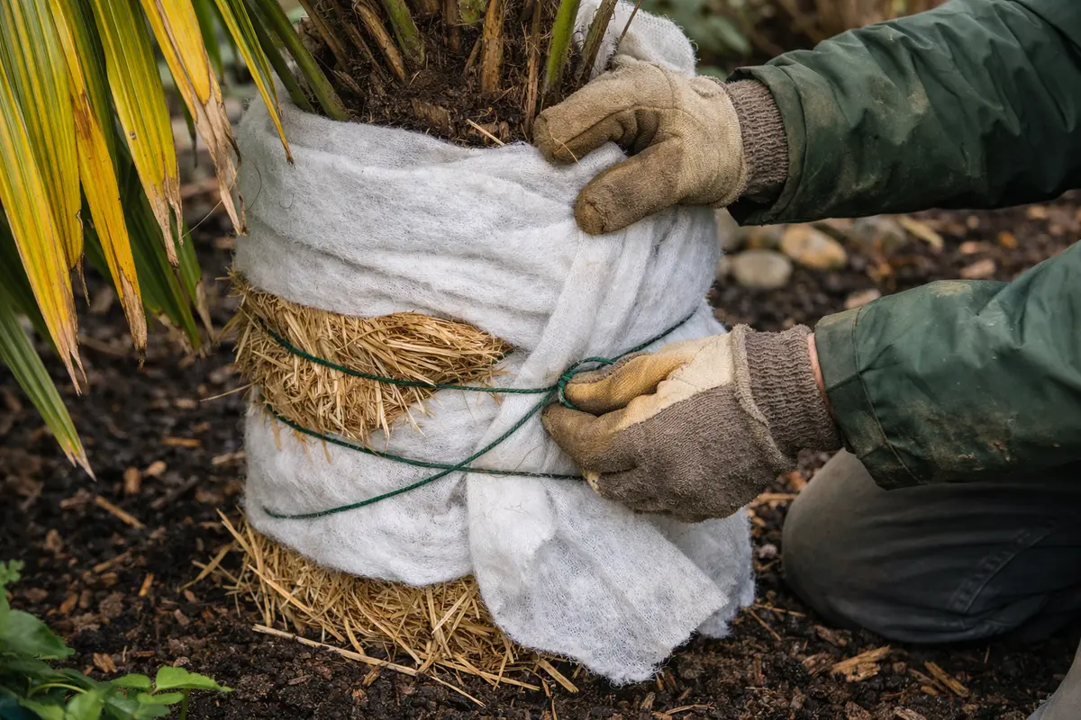 what to do if palm fronds shield palms against winter cold stress