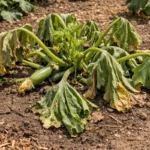 what to do if zucchini plants wilting visibly in real garden soil