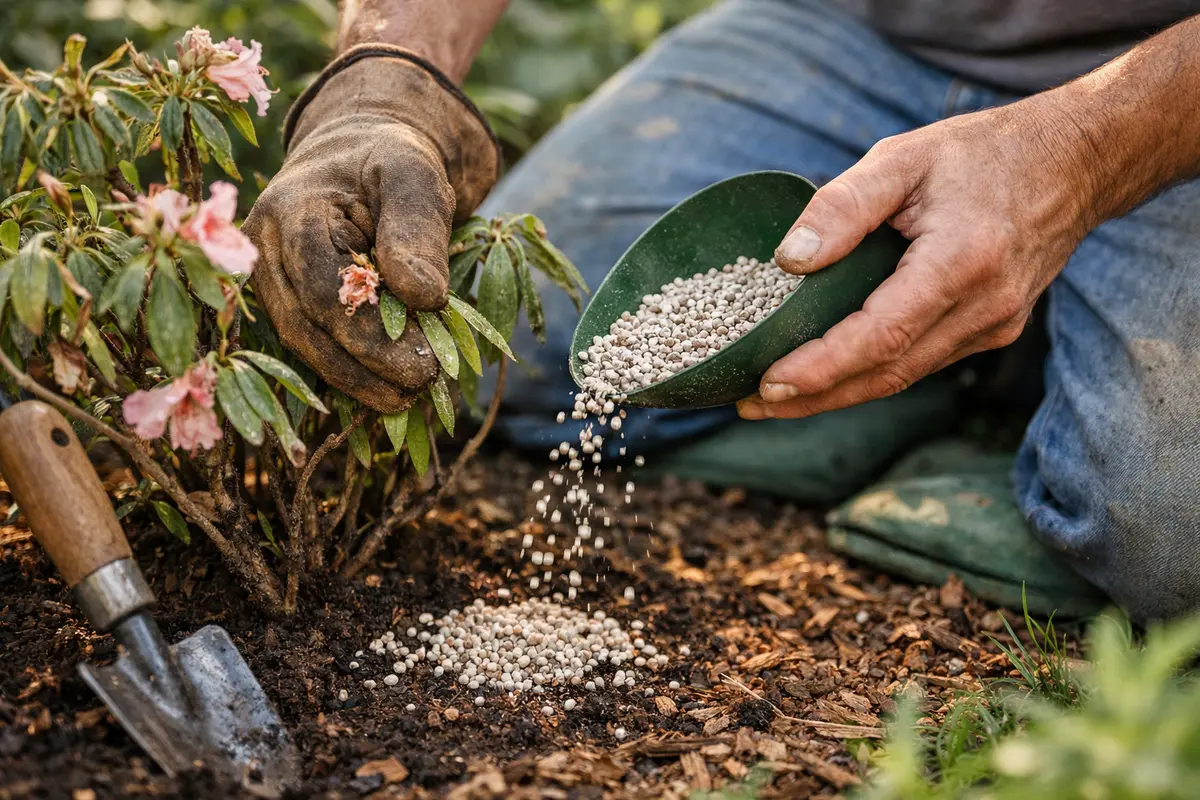 what to do when azalea bushes show apply fertilizer for summer recovery
