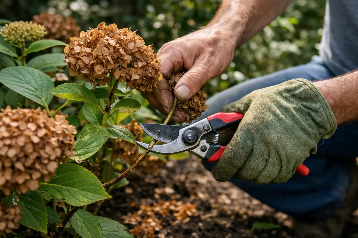 what to do when hydrangea blooms turn trim brown hydrangea blooms asap