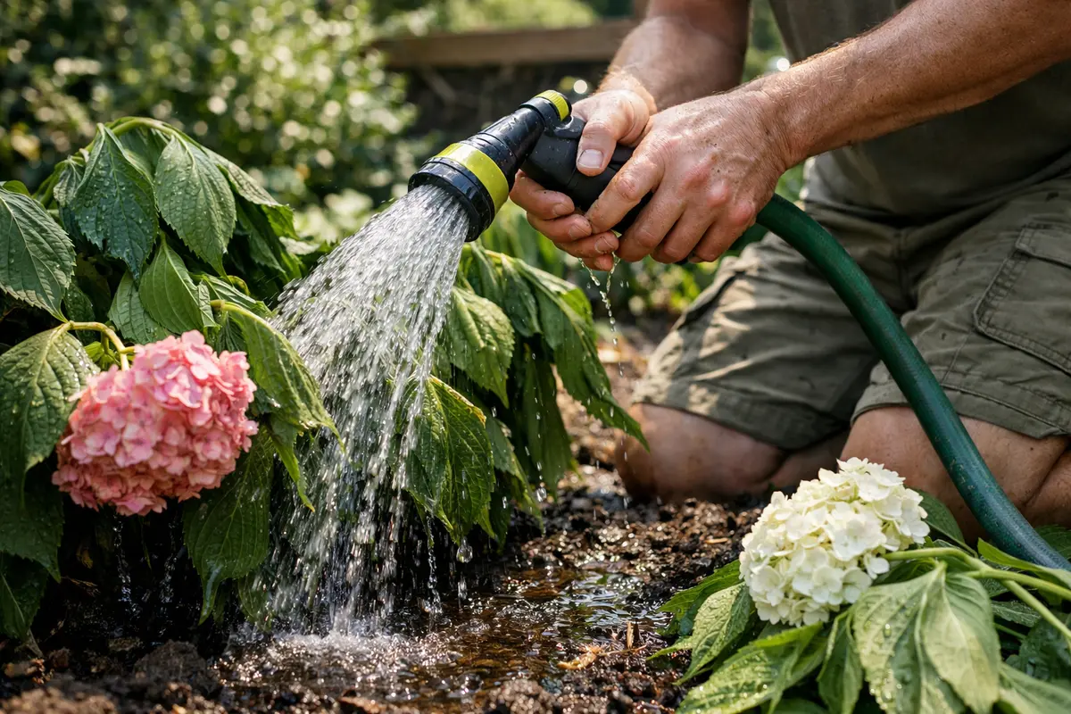 what to do when hydrangeas droop during water hydrangeas deeply during heatwaves