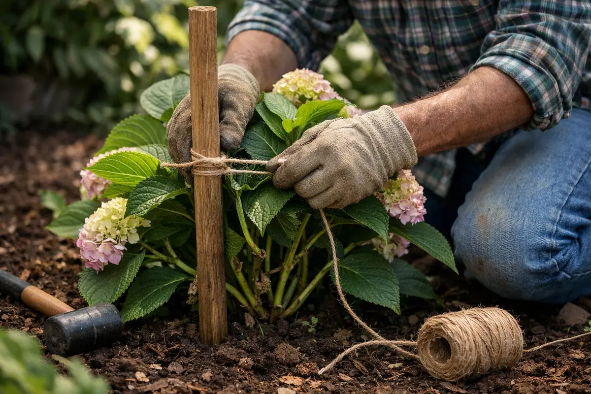 what to do when hydrangeas droop shield hydrangeas from future wind challenges