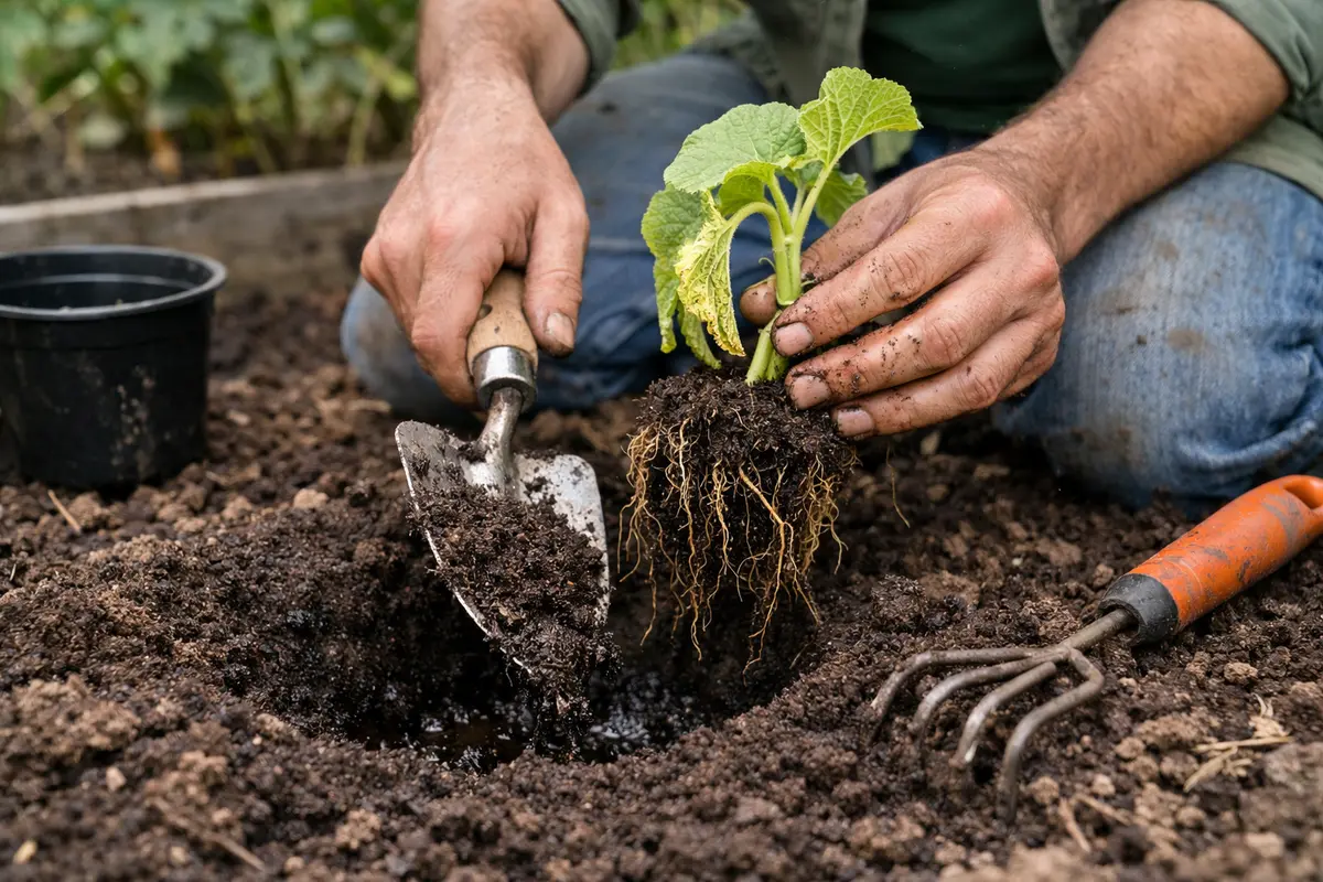 what to do when melon plants replant melon in fresh, well-draining soil
