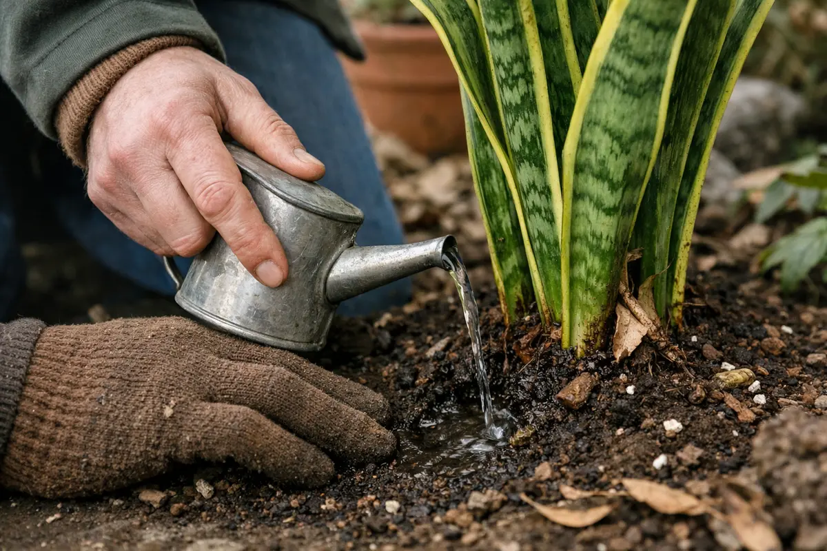 what to do when snake plants water snake plant sparingly in winter