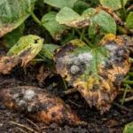 what to do when sweet with visible browning or spots on leaves