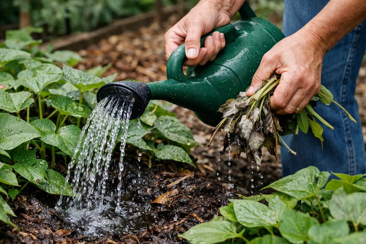 what to do when sweet potatoes water sweet potatoes strategically during rain