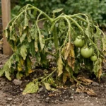 what to do when tomato plants wilting visibly in real garden soil