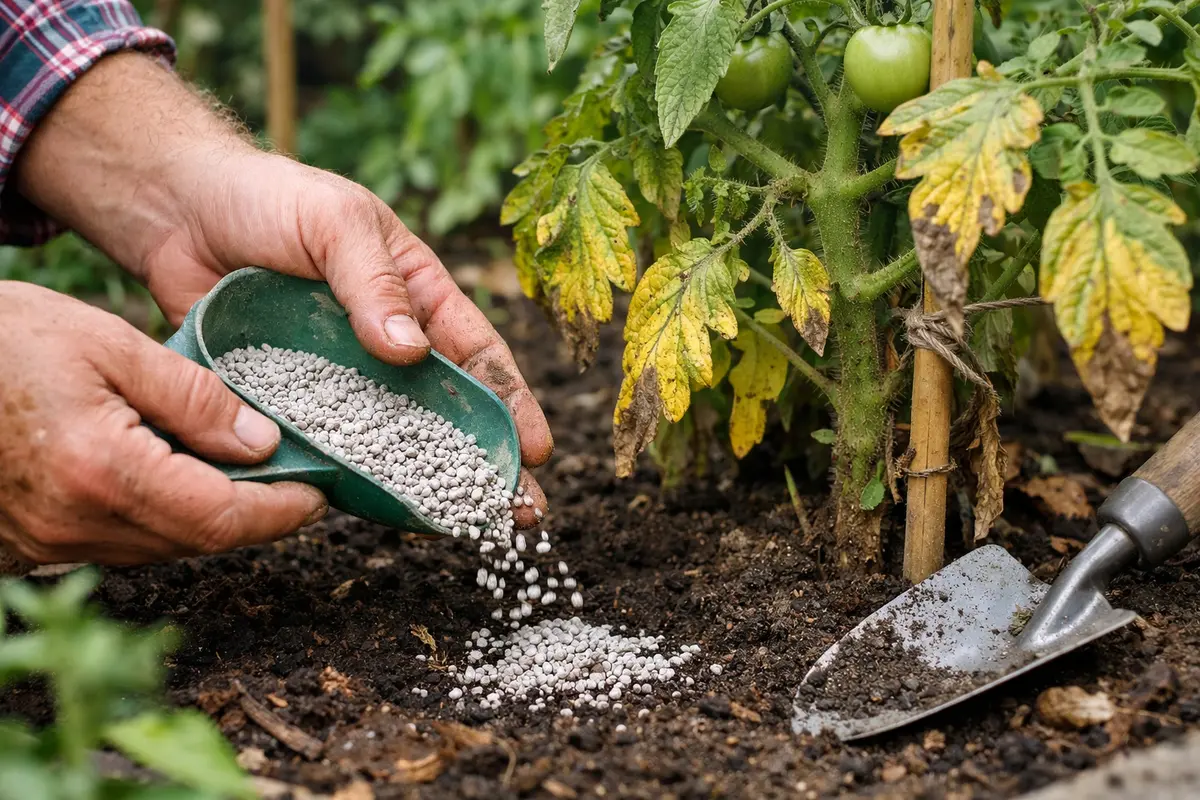 what to do when tomato plants turn fertilize tomatoes to support recovery