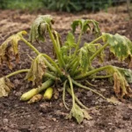 what to do when your zucchini wilting visibly in real garden soil