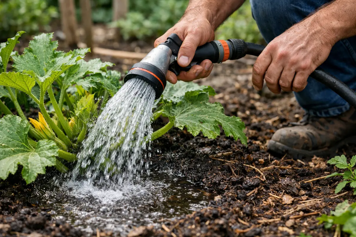 what to do when your zucchini water zucchini plants deeply for recovery
