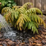 Why are my ferns wilting during a heatwave when drainage is poor (Why are my ferns wilting during a heatwave) Featured image