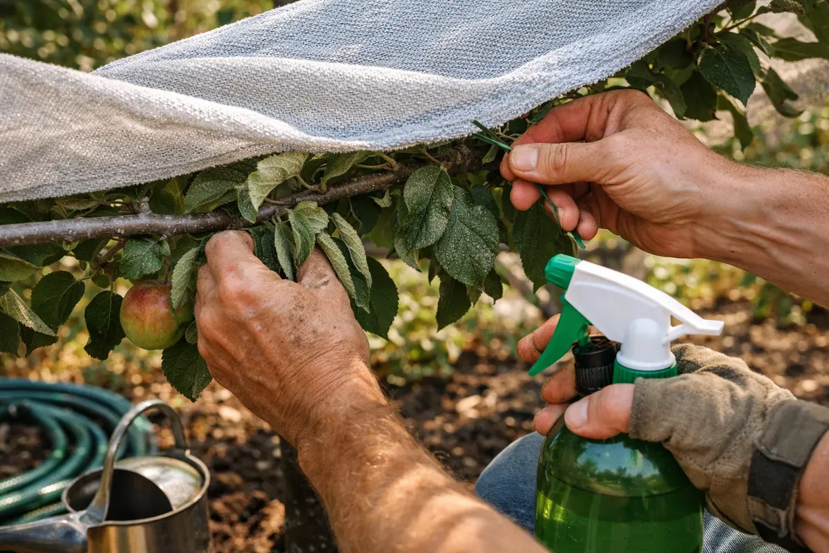 why are my apple tree leaves protect foliage from summer heat stress