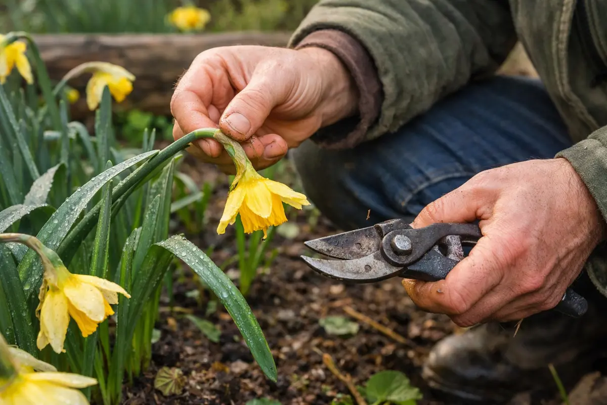 why are my daffodils drooping after heavy inspect daffodils for broken stems