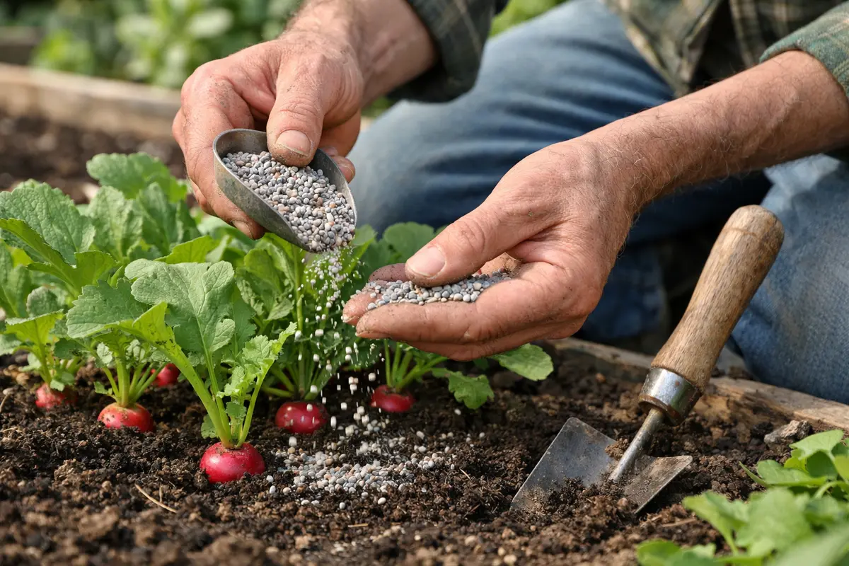 why are my radish roots stunted fertilize radishes to encourage root development