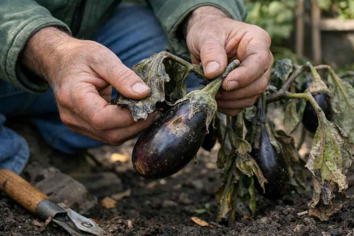 why do my eggplants droop after sudden check eggplants for frostbite signs