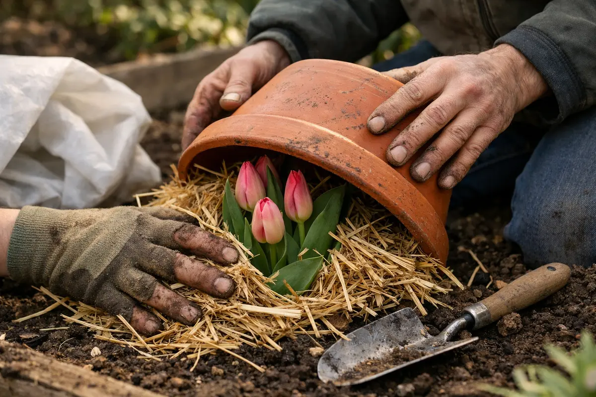 why do my tulips droop protect tulips from future cold snap effects