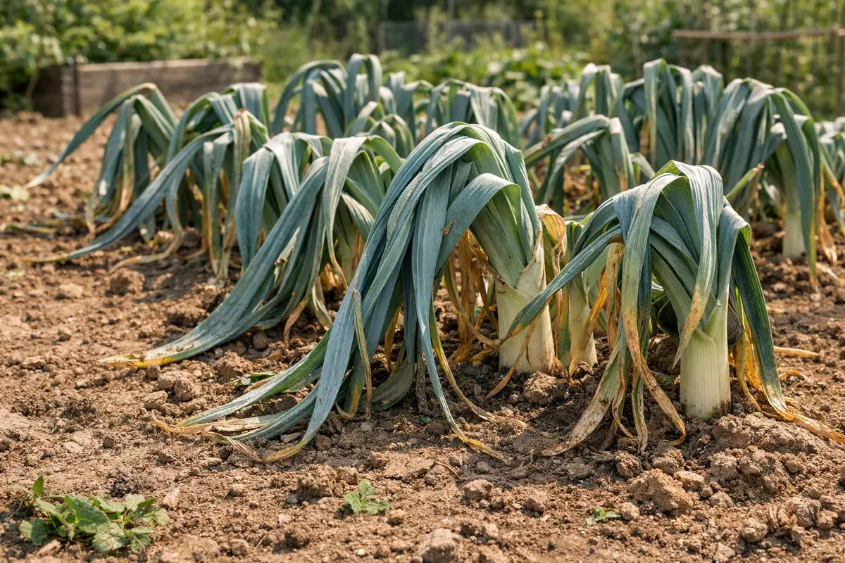 Why is my leeks wilting during high temperatures after exposure (Why is my leeks wilting during high temperatures) Featured i