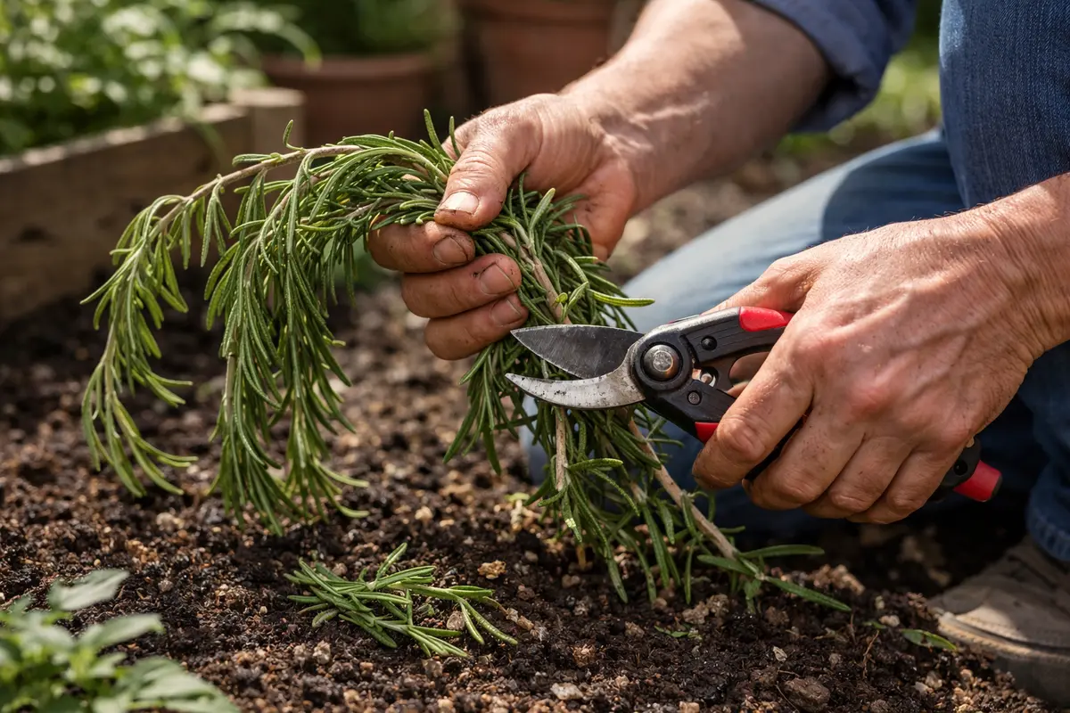 fixing drooping rosemary after wind exposure prune drooping rosemary stems right away