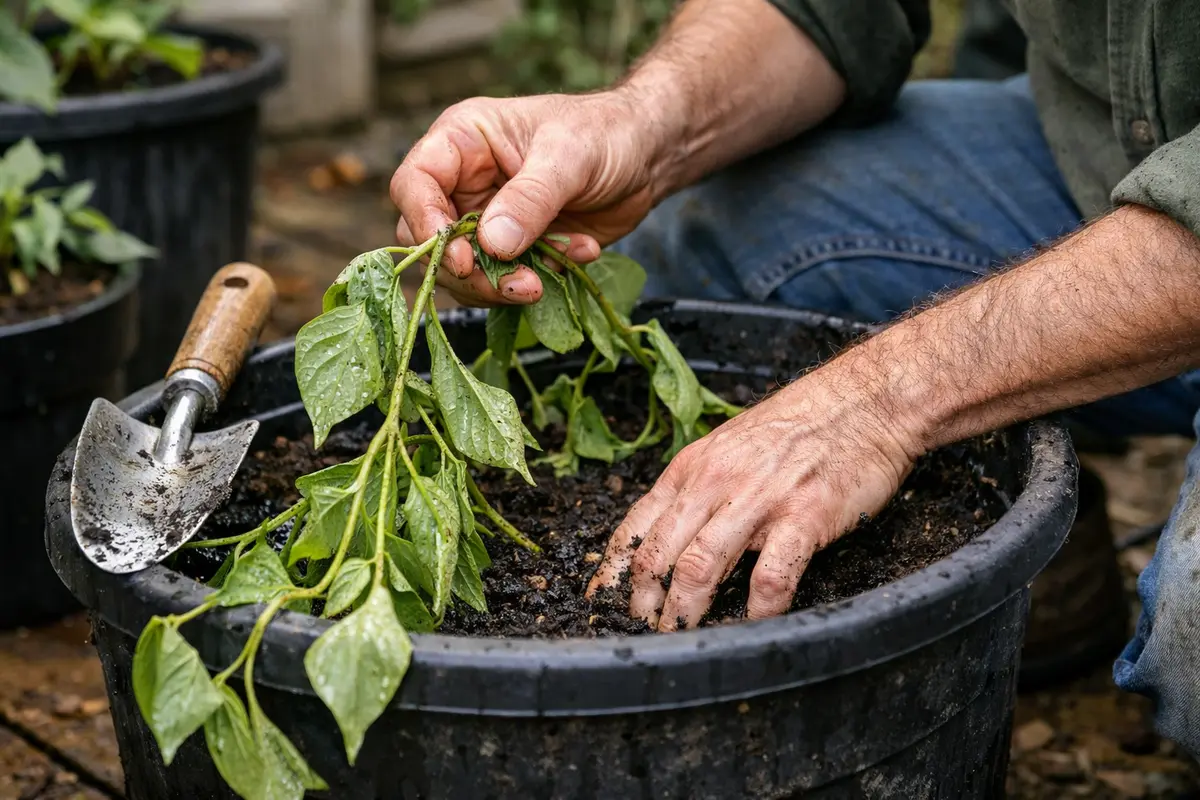 fixing drooping sweet potatoes in containers assess drooping sweet potato vines immediately