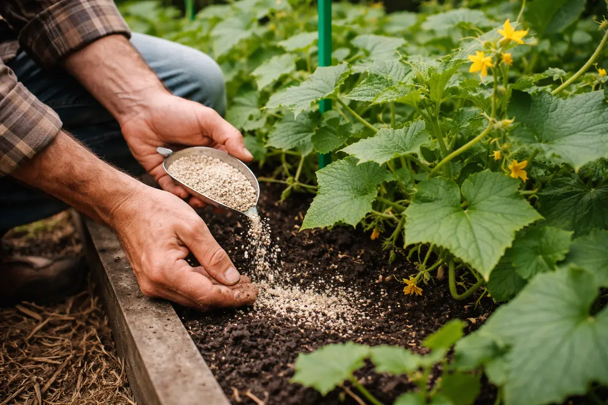 fixing leggy growth in cucumbers while fertilize cucumbers to encourage dense growth