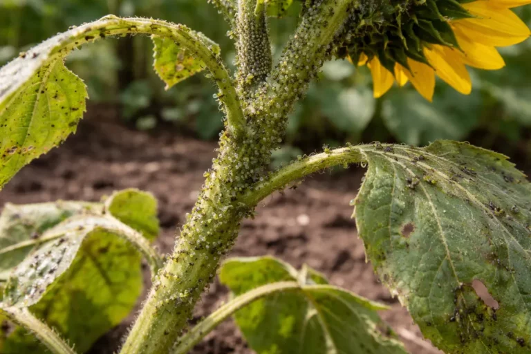how to fix aphid damage on with pest damage visible on leaves