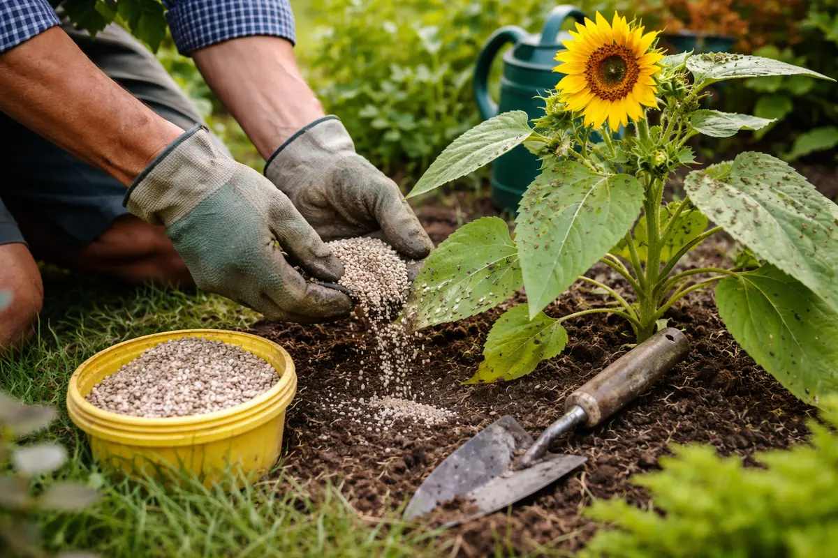 how to fix aphid damage on fertilize sunflowers to promote quick recovery